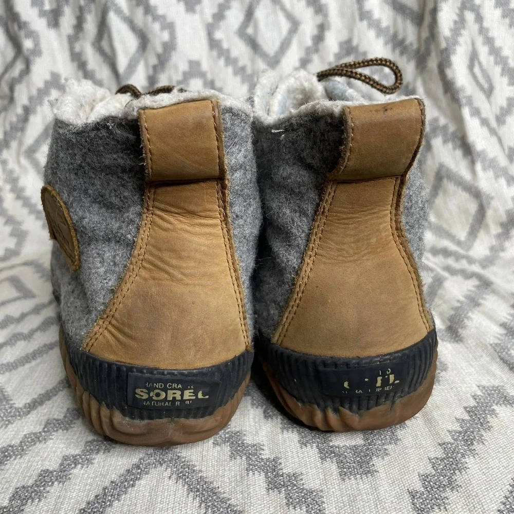 Sorel Womens Size 11 Gray Duck Waterproof NL3150-052‎